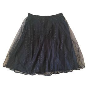 Express Skirt Floral Formal Career Date Night Workwear